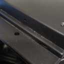 Dynaming Solar Flame Post Lights Outdoor, Solar Powered Lamps Fence Post Cap Lights, Flickering Flame LED Lantern Decorative Waterproof for Garden Deck Patio, Fit 4x4, 5x5 or 6x6 Wooden Posts, 4 Pack (Black)