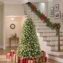 SHareconn 5ft Prelit Premium Artificial Classic Spruce Christmas Tree, 180 Warm White & Color LED Changing Lights, 556 Branch Tips, Perfect Choice for Xmas Decoration,5 FT