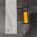 Titanium Silicone Strap For Huawei GT 6 Pro 46mm GT6 GT5 Band Wristband For Huawei Watch 5 4 3/Ultimate 2 Bracelet (Black,Orange)