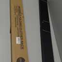 BQKOZFIN 31.5"(80cm) Wall Mounted Clothes Drying Rack, Stainless Steel Laundry Drying Rack Collapsible, Retractable Drying Rack for Indoor Outdoor Laundry Bathroom, Space-Saving (Black,5 Rods)