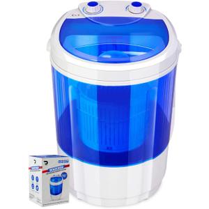 Portable Single Tub Washer - The Laundry Alternative - Washing Capacity Less Than 1.2Kg - Portable Clothes Washer For Small Clothes Like Socks, Undergarments Etc - Travel Washing Machine