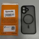 Symcele Designed for iPhone 17 Case, Compatible with MagSafe, [Cameratection] [15FT Military Droptection] Shockproof Translucent Matte Anti-Slip Phone Case, 6.3", Black