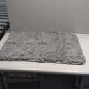 OLANLY Bathroom Rugs 1 Piece, Soft Absorbent Chenille Bath Mats Area Rug, Non-Slip, Quick Dry, Machine Washable Bath Mats for Bathroom, Home Decor Accessories