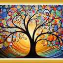 Funchey Stamped Cross Stitch Kits, DIY Cross Stitch Pattern for Adults Beginners Needlepoint Kits Embroidery Kit Arts and Crafts 11CT- (Handicraft patterns36)