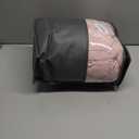 WenVen Women's Winter Thicken Puffer Coat Warm Jacket with Faux Fur Removable Hood (Medium, Pink)