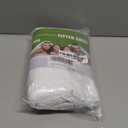 Fitted Sheet- COSMOPLUS Twin Fitted Sheet OnlyNo Flat Sheet or Pillow Shams,4 Way Stretch Micro-Knit,Snug Fit,Wrinkle Free,for Standard Mattress and Air Bed Mattress from 8 Up to 10,White (Twin/Twin XL/RV Twin)