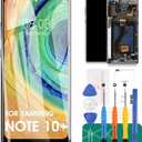 OLED for Samsung Note 10 Plus Screen Replacement for Samsung Galaxy Note 10 Plus 4g/5g LCD Screen for Galaxy SM-N975 SM-N976 LCD Touch Screen Digitizer Assembly Repair Kits with Frame (Black)