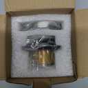 Brushed Nickel Tub Drain Tip-Toe Tub Trim Set Conversion Kit Assembly, Hidrop Bathtub Drain Replacement Trim Kit with 2-Hole Overflow Faceplate and Universal Fine/Coarse Thread, Brushed Nickel