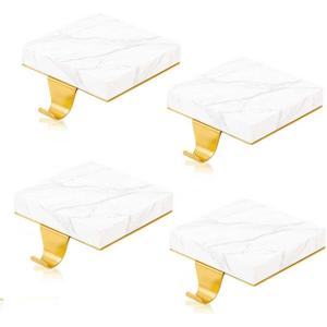 Christmas Stocking Holder Set, Stocking Holders for Mantle, Heavy-Duty Christmas Ornament Hooks for Hanging Stockings, Decorations on The Mantelpiece (2pcs)