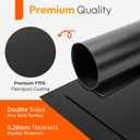 Heavy Duty Oven Liners for Bottom of Oven, Non Stick Teflon Liners for Electric or Gas Ranges, Reusable Mats for Electric Gas Microwave or Grill, BPA & PFOA Free Spill Guard, Kitchen Accessory