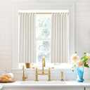 1 Pack Gold Spring Tension Curtain Rod 28-48 Inches, 7/8" inch Adjustable Curtain Rod No Drill, Anti-slip Spring Curtain Rod for Windows Bathroom Kitchen Closet Doorway