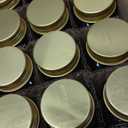 Fiwence 48 Pcs Glass Spice Jars with 576 Labels, 4oz Empty Square Spice Containers,Seasoning Bottles with Gold Metal Caps - Shaker Lids, Funnel and Pen Included