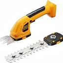 Cordless Hedge Trimmer for DEWALT 20V Max Battery, 2 in 1 Electric Bush Trimmer, Grass Trimmer & Weed Trimmer for Yard & Lawn (Battery not Included), Yellow