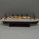 Titanic 24inch Wooden Ship Model Home Decor Pre-Built Cruise Ship Gift Nautical Sailboat Decor