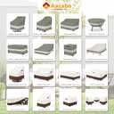 Patio Chair Covers Waterproof Patio Furniture Covers,33W x 37D x 38.5H Inches Outdoor Swivel Chair Cover 4 Pack -Beige