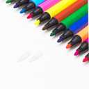 2 x VILLCASE Paint Marker Replacement Nibs Soft Fine Tip for Acrylic and Oil Markers Refillable Drawing Pen Tips for Detailed Sketching and Precise Art