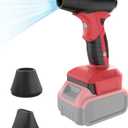 Cordless Compressed Air Duster for Milwaukee 18V Battery with Brushless Motor, Handheld Jet Fan with 4 Gears Adjustable for Garages Sawmill Home Workshop & Car Cleaning (No Battery)