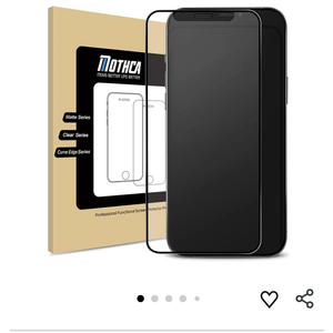 Mothca Matte Glass Screen Protector for iPhone 12 Pro Max 6.7-Inch 2020, Anti-Glare & Anti-Fingerprint, Full Coverage 9H Hardness Tempered Glass Film