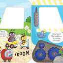 Mini Vehicles Bunny's Bulldozer - An Interactive Adventure Board Book for Toddlers