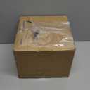 6 Pcs White Acrylic Buffet Risers with Mini Sign and Maker, Food Display Stands for Buffet Table Party Catering Dessert Jewelry Collectibles,Nesting Cube Boxes with Hollow Bottoms (8",7",6",5",4",4")