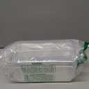 MyGift Reptile Carrier Critter Keeper Terrarium 9.5 x 6 Inch Clear Portable Tank with Black Carrying Handle, Transparent Travel Case for Insects Arachnids Amphibians