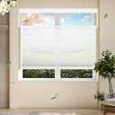 Allesin Top Down Bottom Up Cellular Shades,Blackout Blinds Noise Reduction, Cordless Cellular Shades Room Darkening Honeycomb Blinds, Light Filtering (White,36"x72")