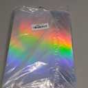 Kosiz 100 Sheets Metallic Holographic Card Stock Shiny Glitter Cardstock Iridescent Mirror Paper 8.5 x 11'' 250 GSM Thick Mixed Color Foil Paper for Scrapbook Letter Poster Craft(Laser Color)