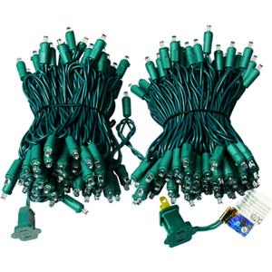 Upgraded 66FT 200 LEDs Christmas String Lights Outdoor Indoor, Waterproof Christmas Tree Lights, UL Certified for Wedding, Party, Garden (Warm White)