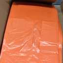 Plasticplace 55-60 gallon Trash Bags  1.2 Mil  Orange Heavy Duty Garbage Can Liners  38 x 58 (50 Count)