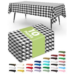 Pureegg 10 Pack Tablecloth 54"/108"