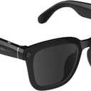 Smart AI Glasses with 80MP HD Camera, 1080P Video, Bluetooth/Wi-Fi, Voice Control & AI Recognition  Lightweight Hands-Free Glasses for Recording & Translation, Photography- Polarized Lense