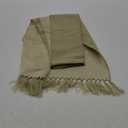 ZeeMart Sage Green Table Runners 72 Inches Long, Burlap Linen Style Rustic Farmhouse Table Runner, Boho Woven Dining Table Runner, 13x72 Inches, Light Sage Green