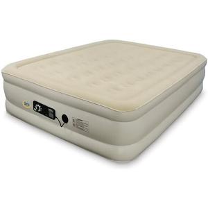 Serta Raised Air Mattress with Never Flat Pump | Size: Queen 18" | Luxury Inflatable Mattress - Built in Air Pump to Ensure a Good Night’s Rest | Heavy Duty Blow Up Mattress with Self Inflating Pump