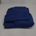 Durable Polyester Flax Friheten Sleeper Sofa Cover Replacement Compatible with IKEA Friheten Sofa Bed, Or Corner, Or Sectional Slipcover. Sofa Cover Only (Polyester Blue Right Arm Longer)
