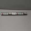 RUSPEPA Christmas Reversible Wrapping Paper Roll, Mini Roll, Vintage Christmas Bookshelf Design, Green with White Snowflake Pattern Gift Wrap Paper for Book Lover, Holiday Party, 17 Inches x 32.8 Feet