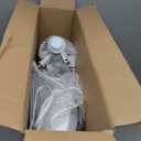 BLACK+DECKER 18-Inch Stand Fan with Pedestal Base, Height Adjustable Pedestal Fan with Remote and Touch Control Panel, Free Standing Fan with 90-Degree Oscillating and 3-Speed Settings, White