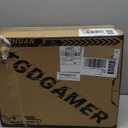 TGDGAMER Matx Case:High Airflow Micro ATX Case, Support MATX, MiniITX, Micro ATX Case Slim with USB3.0x1 I/O Port, Black with 80MM Fans