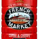 French Market Coffee & Chicory Dark Roast Ground Coffee, 12oz Can (Pack of 1) (EXP 02/06/28)