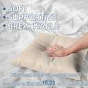 18" x 18" Throw Pillows with Inserts, Outdoor Waterproof Pillows, Square Decorative Pillows for Patio Furniture Garden Couch Sofa Home(Light Khaki, Set of 3)