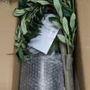 Olive Trees Artificial Indoor, 5FT Tall Faux Olive Tree with Moss and Planter, Artificial Plants Indoor with Natural Wood Trunk and Lifelike Fruits, Fake Tree for Home Office Living Room Decor