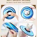 PetThem Soft Cat Cone Collar, Adjustable Cat Recovery Collar, After Surgery to Stop Licking, Waterproof & Easy to Clean, Lightweight Elizabethan Collar for Cats and Small Dogs (Astral Depth, S)