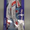 New Ray Model Kit Lockheed C-130 Hercules Transport Aircraft White and Red United States Coast Guard Snap Together Plastic Model Kit