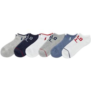 Polo Ralph Lauren Women's "RL" Low Cut 6 Pack, Size: 4-10