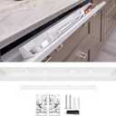 Zonon 1 Set 30 Inch Tip Out Sink Tray with Hinges, Kitchen Drawer Organizer