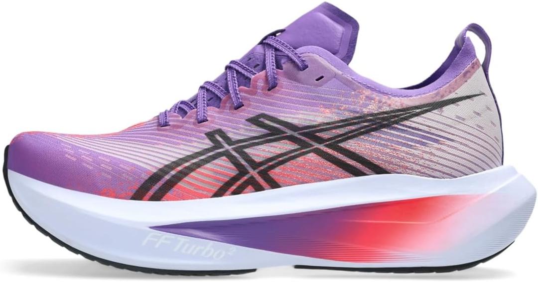 ASICS Unisex MEGABLAST Running Shoes (5 Women/3.5 Men, Edo Purple/Black)