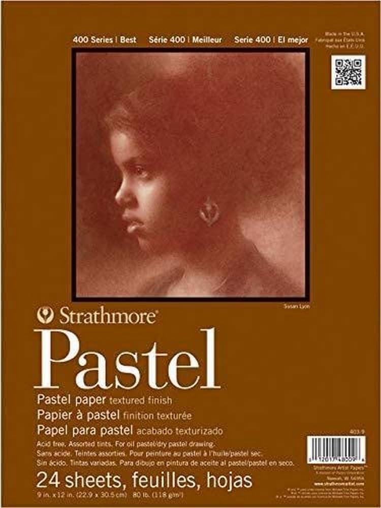 Strathmore Assorted Color Pastel Paper Pad 18"X24"-24 Sheets -403180