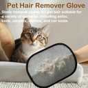 Pet Hair Remover Glove for Cats & Dogs, 2PC Electrostatic Pet Hair Remover Glove, Cat Grooming Gloves for Hair Removal, Grooming Clothes, Sofas