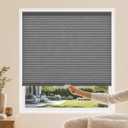CHICOLOGY Cordless Cellular Shades, Room Darkening, Fog, 18x64