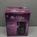 Mr. Coffee 12-Cup Switch Coffee Maker Black: Electric Drip Coffee Machine, 60 oz Capacity, Dishwasher-Safe Parts