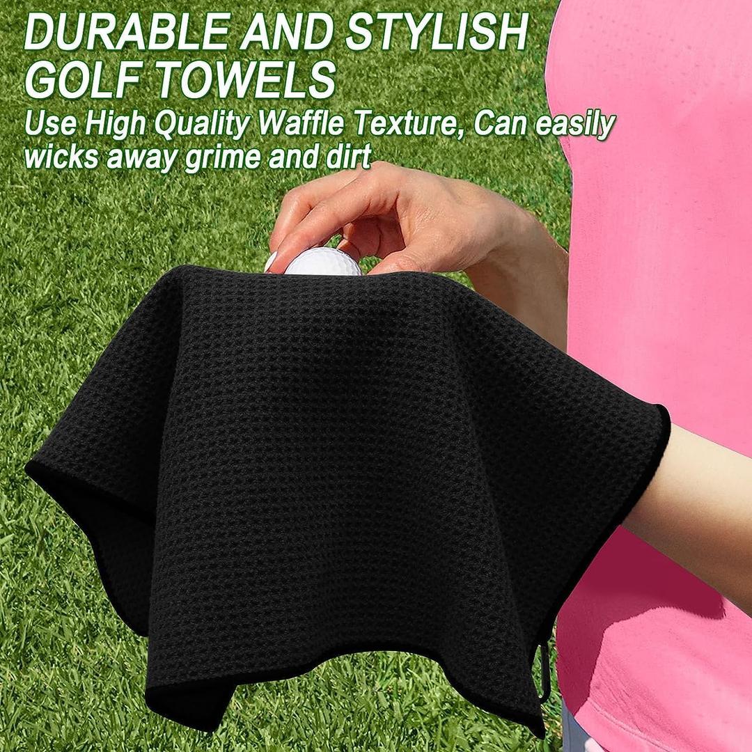 Double-D Golf Magnetic Golf Towel Supporting Breast Cancer Research